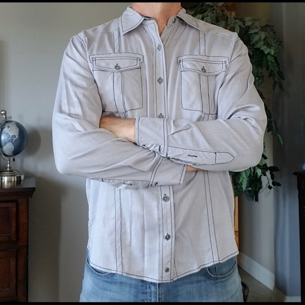 Men’s Buckle Black chambray